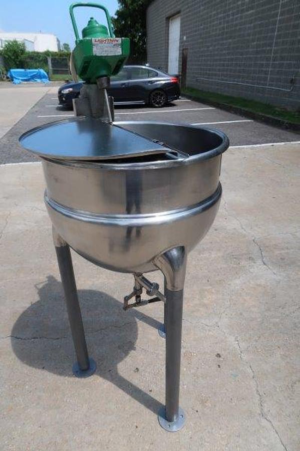 Used 30 Gallon Hamilton SS Kettle, 40PSI Jacket