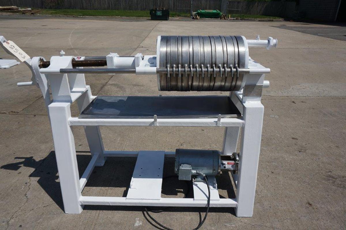 Used Star 12 In. Diameter Filter Press, 14 Sheet
