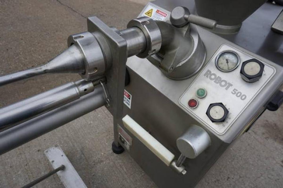 Used Vemag 500 Vacuum Stuffer, Type 128/90, With Link/Clipper