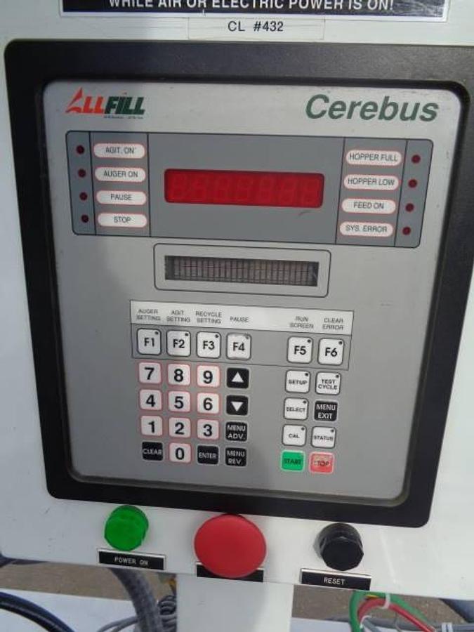 Used All-Fill Model DHA-400 Dual Head Automatic Powder Filling Machine