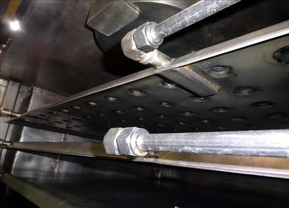 Used Buflovak 196 Sq. Ft. Vacuum Shelf Dryer