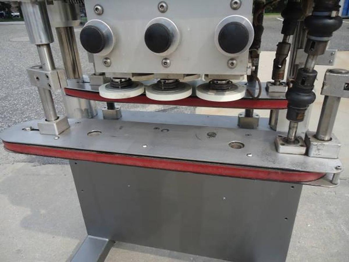 Used Kaps-All F-6-S Six Spindle Cap Tightener