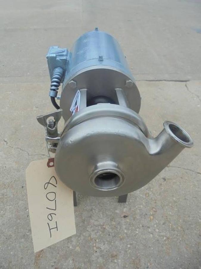 Used 1-1/2 In. X 1-1/4 In. Stainless Sanitary Centrifugal Pump, 1 HP