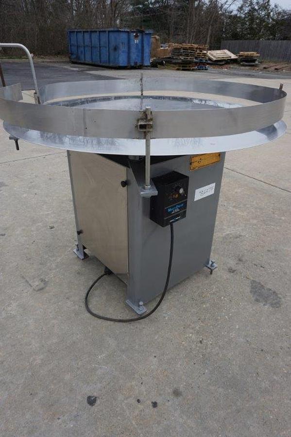Used 48 In. Packaging Dynamics Rotary Unscrambling/Accumulating Table, Variable Speed