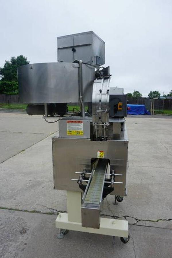 Used Kaps All A6 Six Spindle Screw Capper, 36 In. Diameter Feed Bowl
