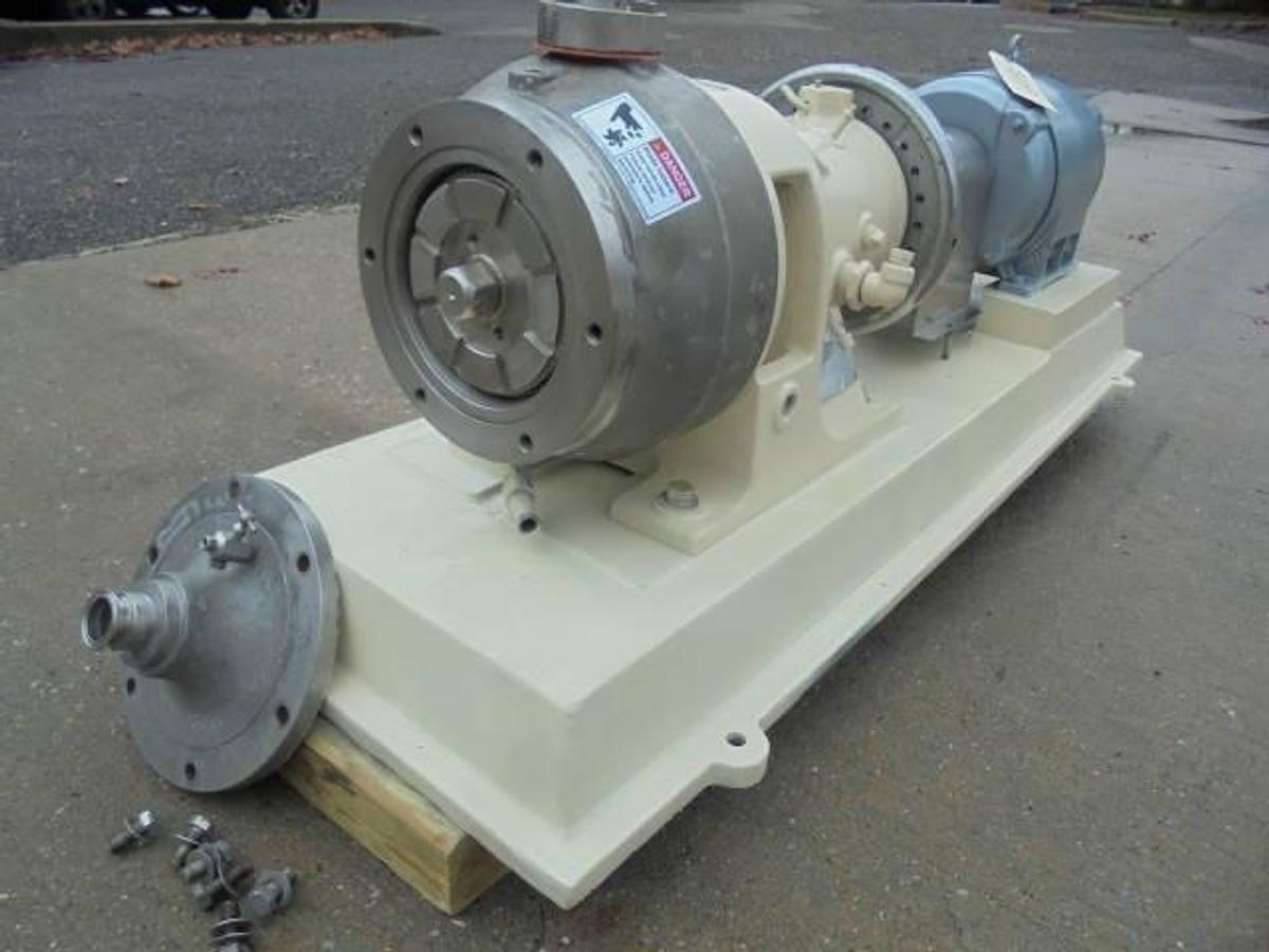 Used Charlotte G30 Stainless Steel Horizontal Colloid Mill, 15HP