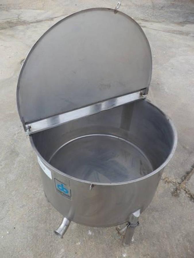 Used 50 Gallon Cherry Burrell Stainless Steel Vertical Tank