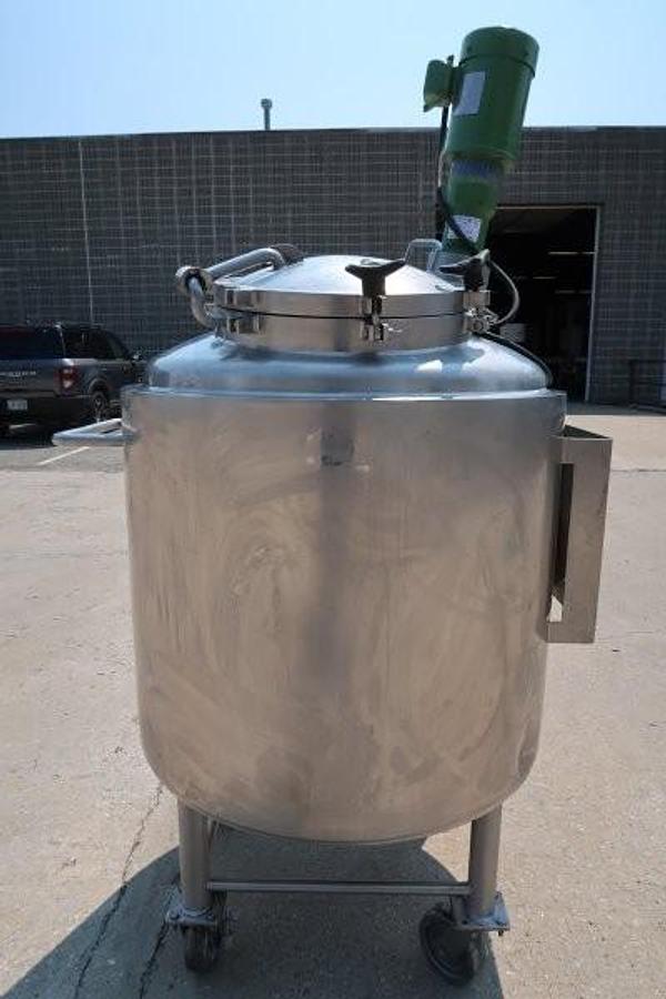 Used Lee 500 Liter Stainless Steel Vacuum Reactor