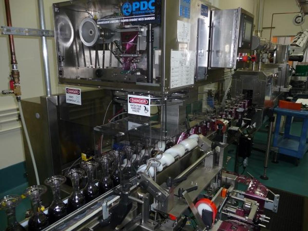 Used Single serve wine filling line