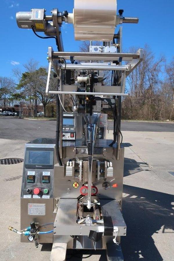 Used Tea Bagging System for Pyramid and Flat Tea Bags, 3,000 Bags/Hour