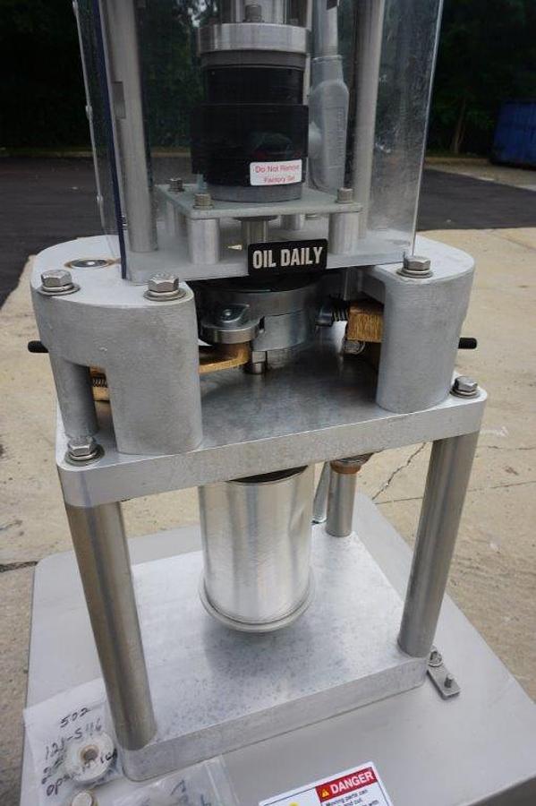 Used Dixie UD-AL Heavy Duty Can Closing Machine, 401 and 502 diameter parts