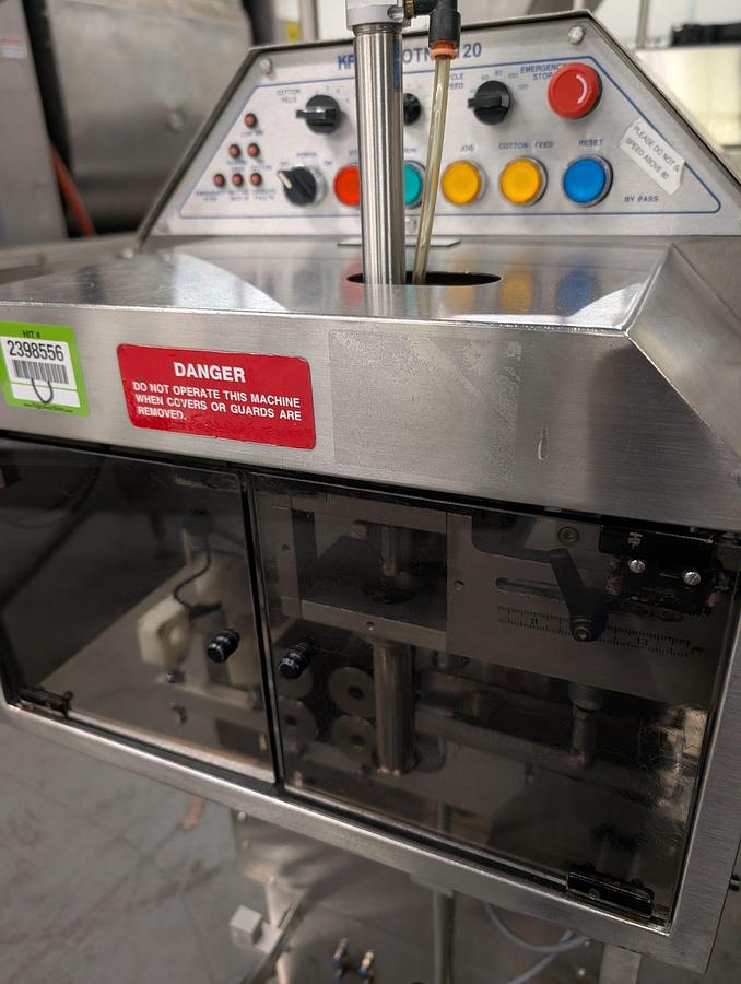 Used Kalish Kotnr 120 Automatic Cotton Inserter