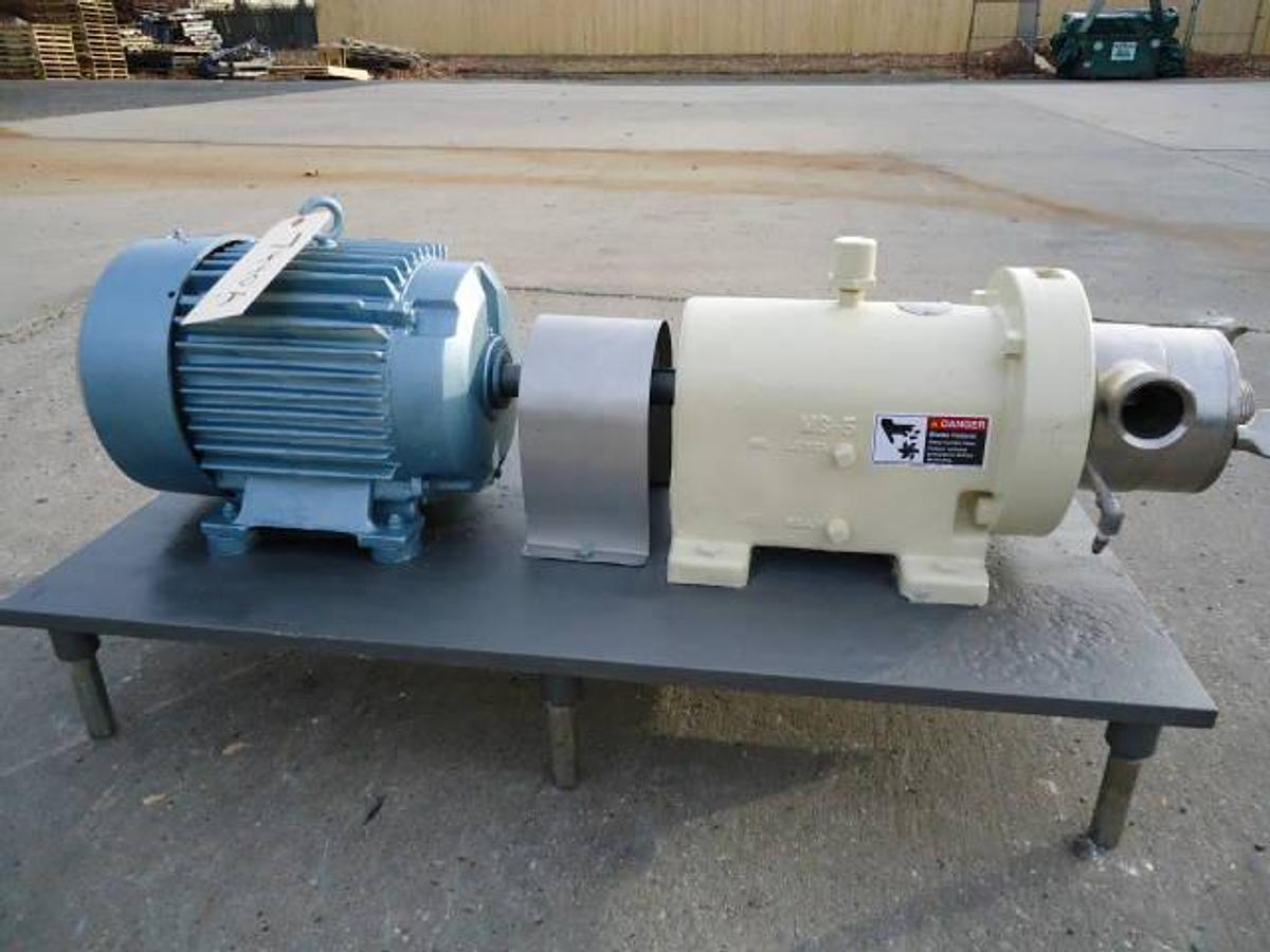 Used Waukesha “Sp” Inline Shear Pump/Emulsifier, 10 Hp