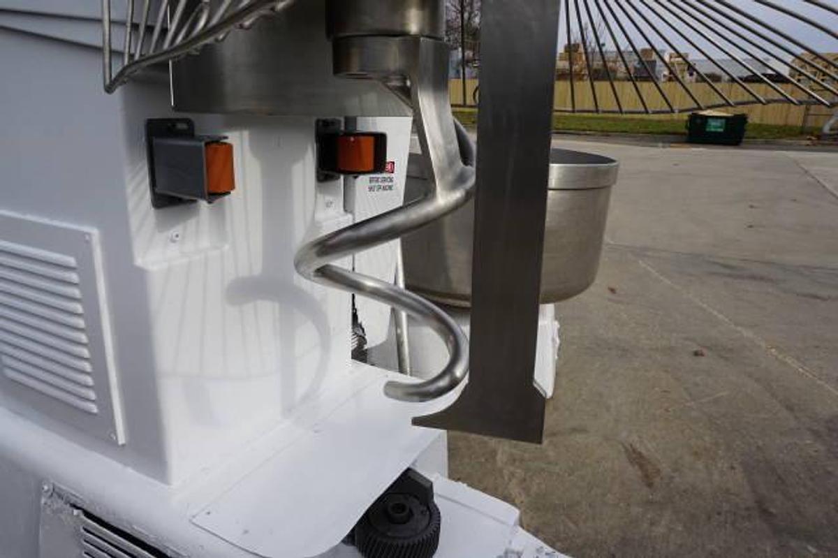 Used Colborne (Esmach) 200 Kg. Spiral Dough Mixer, Removable Bowls