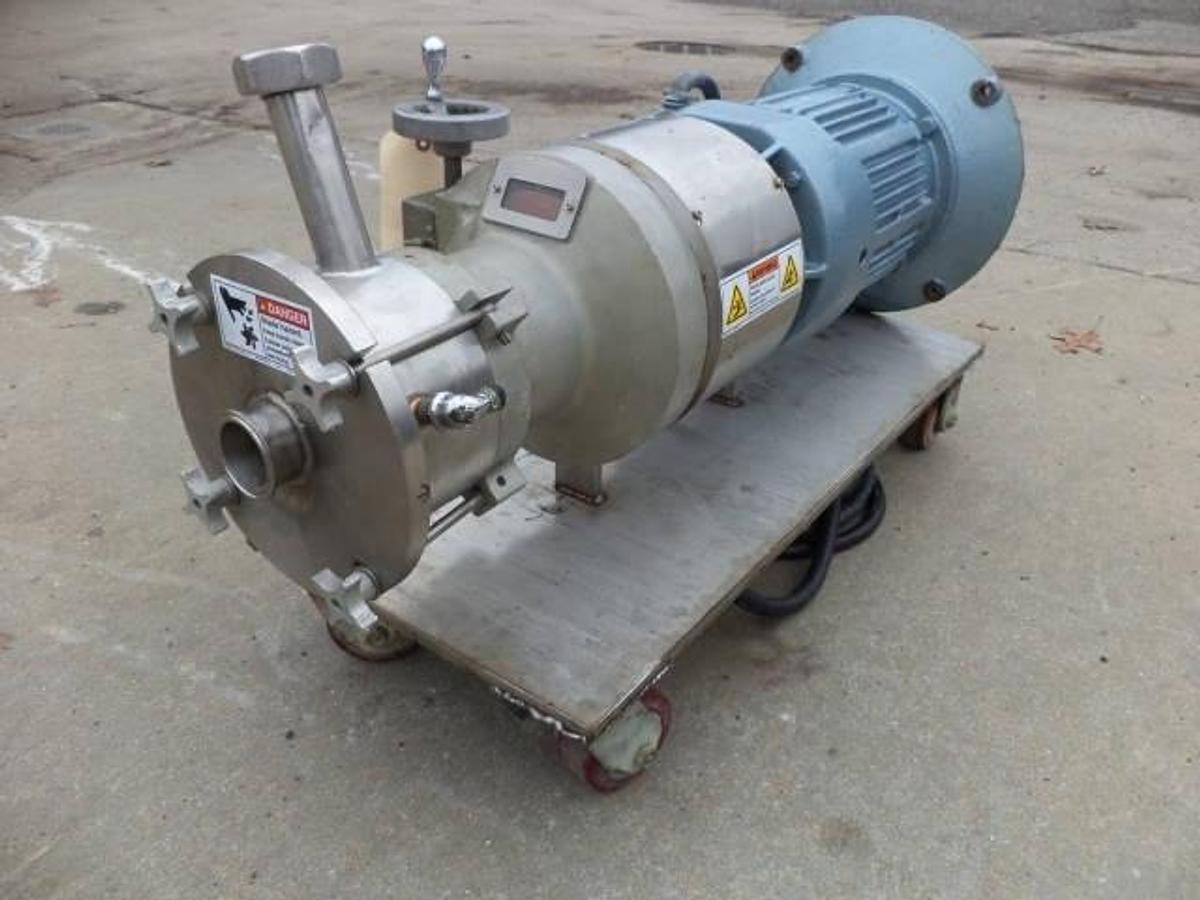 Used Greerco W500H Stainless Steel Horizontal Colloid Mill, XP