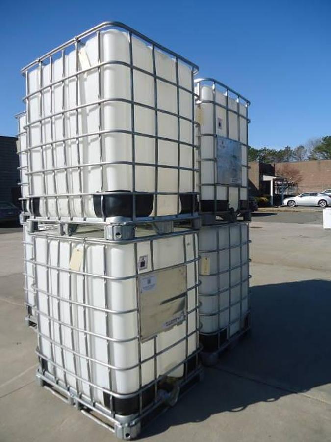 Used 330 Gallon “Tote” Poly Stackable Tanks, (6)