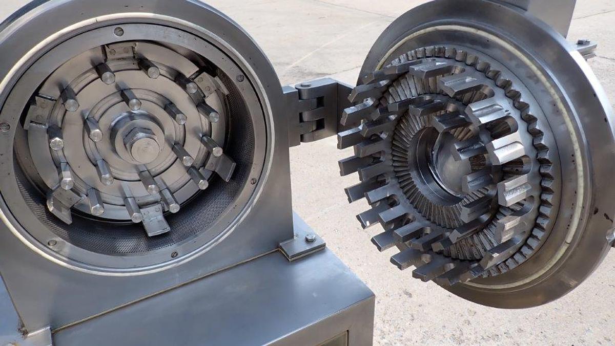 Used 300mm Pin Mill, All Stainless Steel, 10 HP