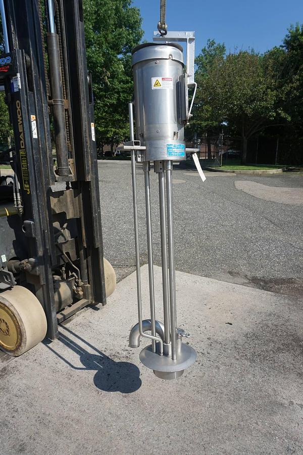 Used Arde Barinco 10 HP High Shear Homogenizing Mixer, Washdown Motor