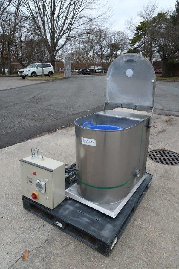 Used Eillert 20 In. Diameter SS Basket Centrifuge/Spin Dryer