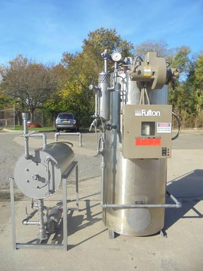 Used Fulton FB-015-A Fuel Fired Steam Boiler