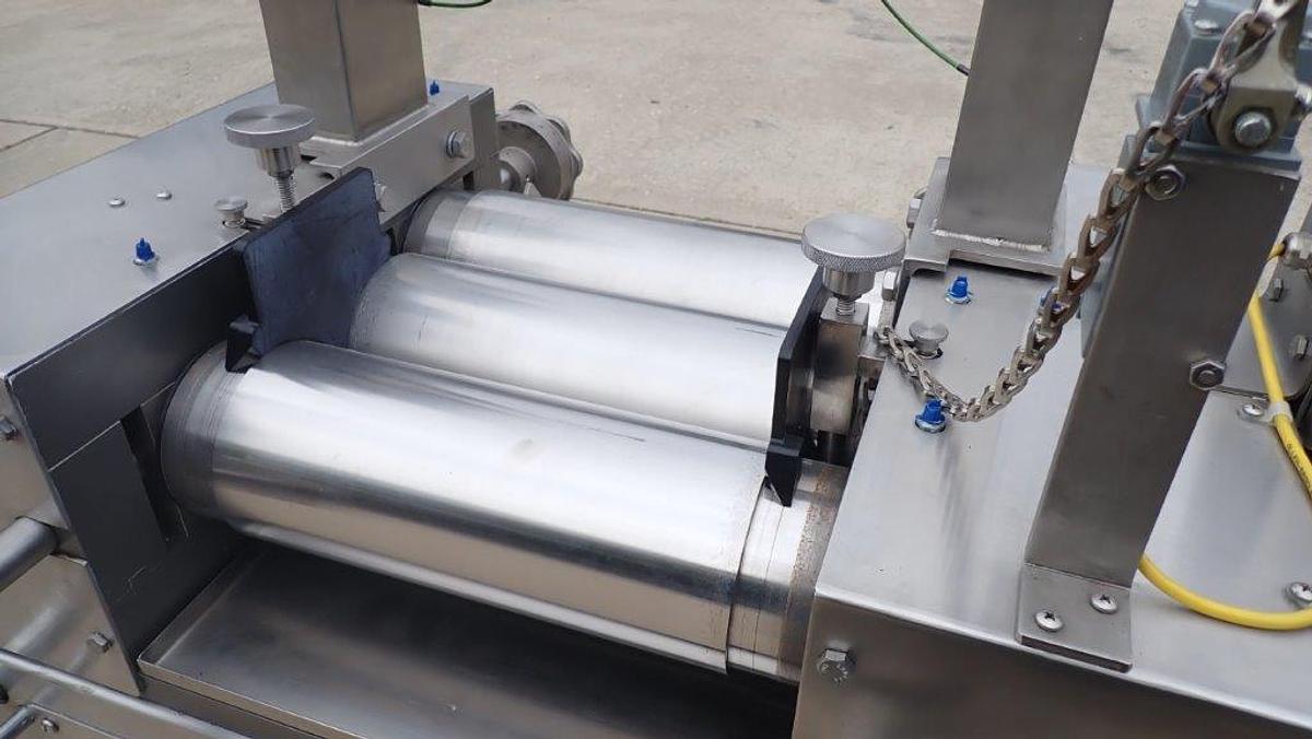 Used Keith/Anthony 5 x 12 Three Roll Mill
