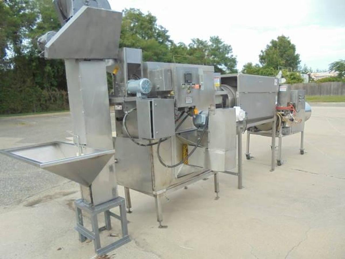 Used Cretors “Flo-Thru”” Popcorn Popper System With Seasoning Drum