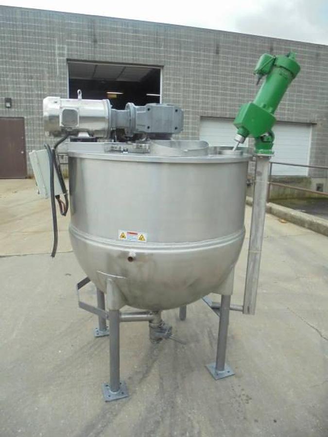 Used 150 Gallon 316 Stainless Steel Jacketed Dual Action Kettle