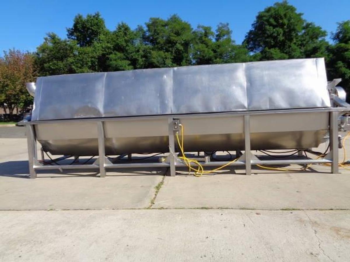 Used Hughes 48 In. Diameter Continuous Rotary Blancher/Cooker