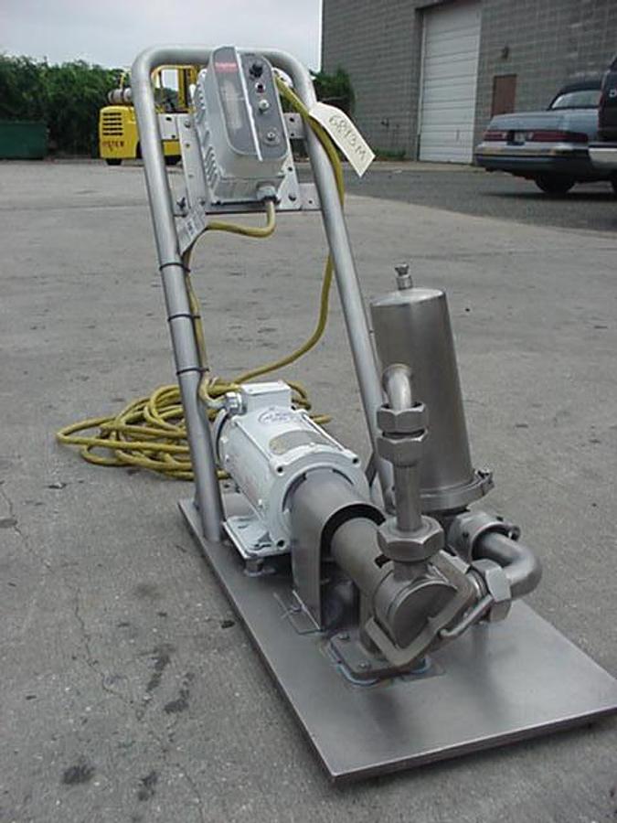 Used Jabsco “Pureflo” Ss Rotary Pump, Variable Speed
