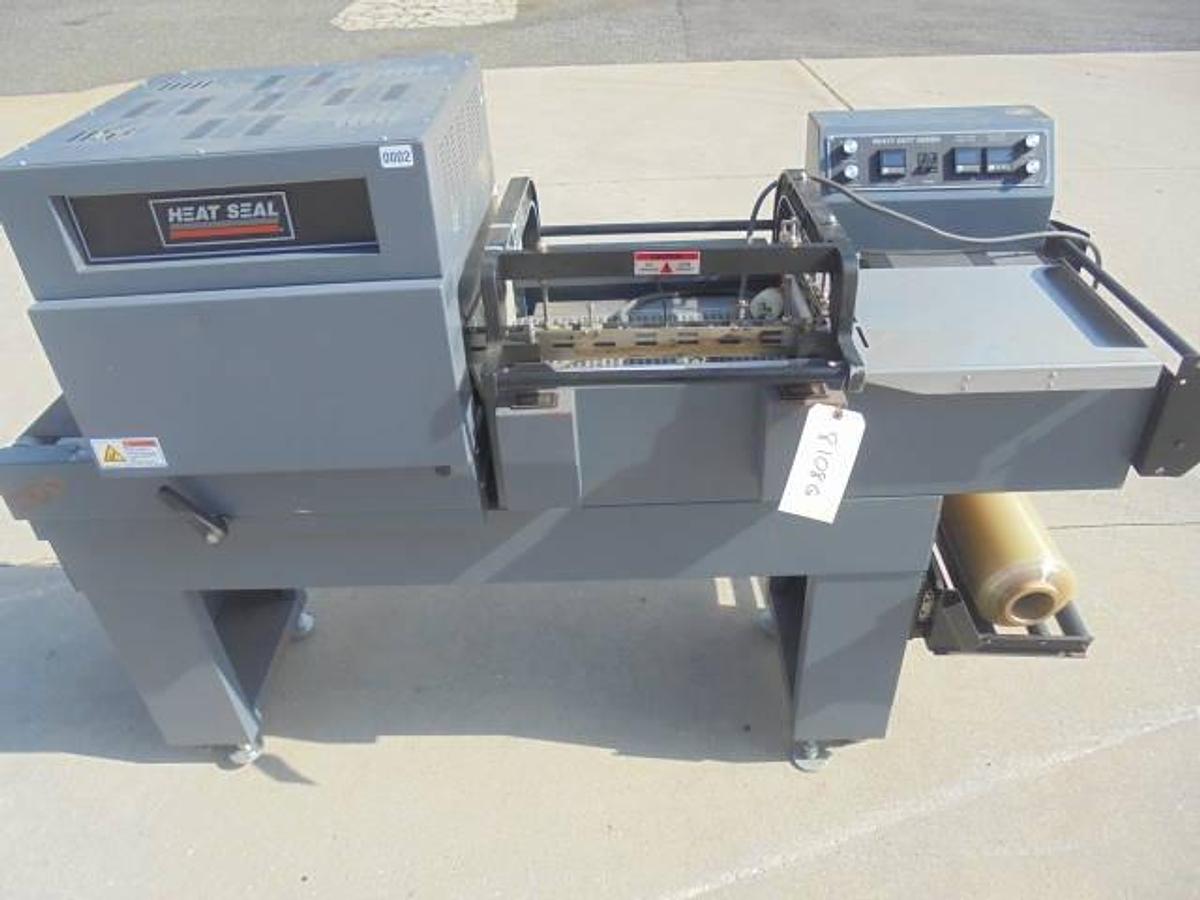 Used Heat Seal Combination “L”” Sealer and Shrink Tunnel”