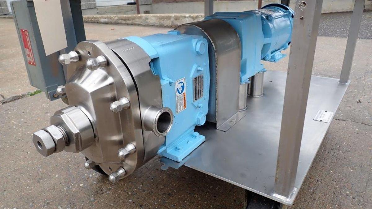 Used Waukesha 030-U2 SS Positive Displacement Pump, XP
