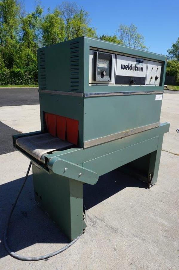 Used Weldotron Conveyorized Shrink Tunnel, 22 Inch X 9 Inch Opening