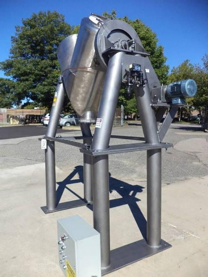 Used 10 Cu.Ft. Patterson Kelley Stainless Steel “Liquid-Solids” “V” Blender