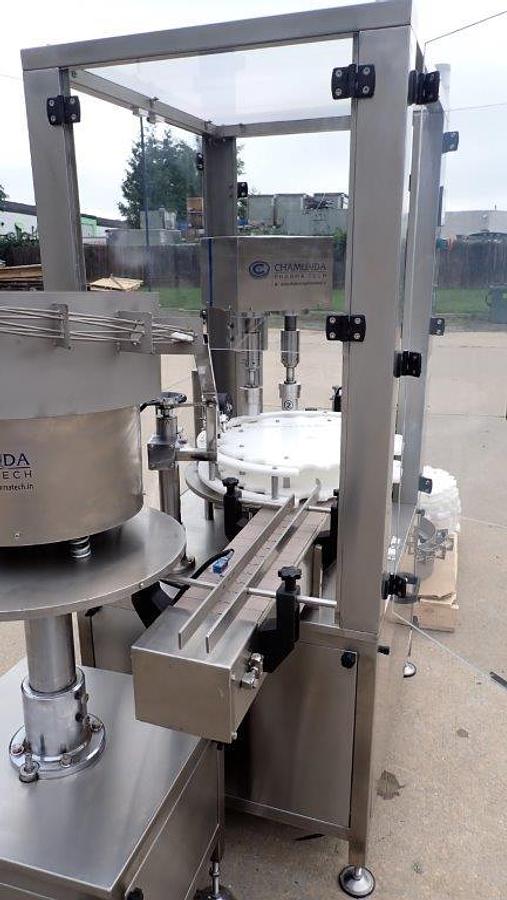 Used Chamunda Pharmatech Auto Screw Capper, 50 Per Minute