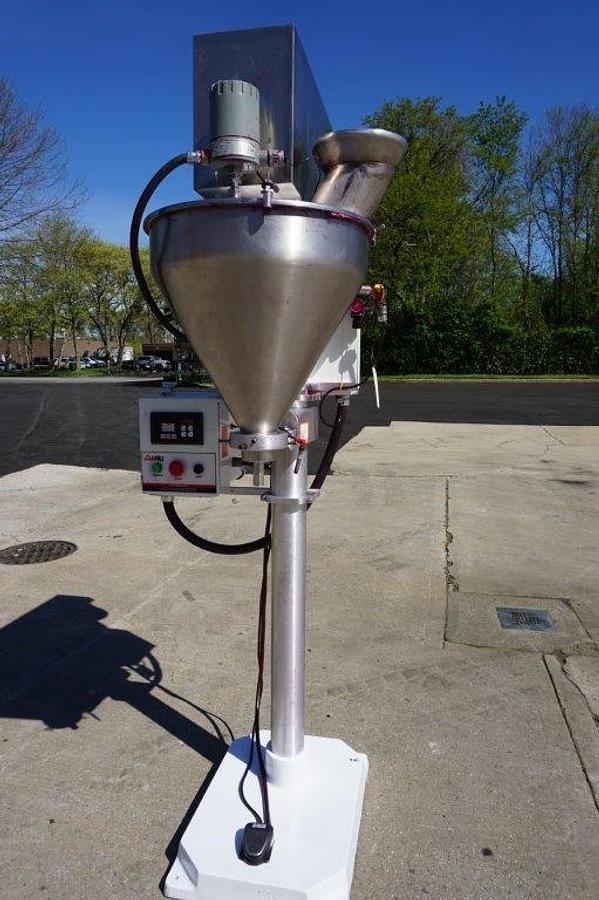 Used All Fill Single Auger Powder Filler, Foot Switch Actuated