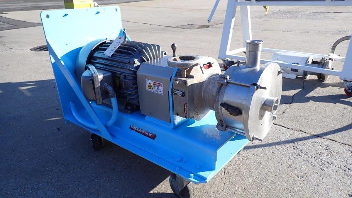 Used Greerco W750 Stainless Colloid Mill, 20HP, XP