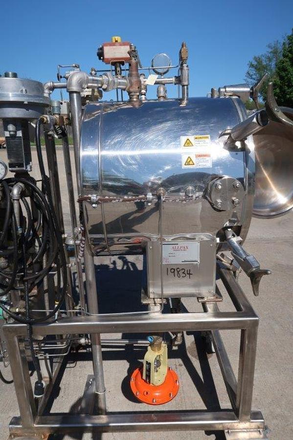 Used Allpax 2402 Horizontal Retort/Autoclave, SS Base