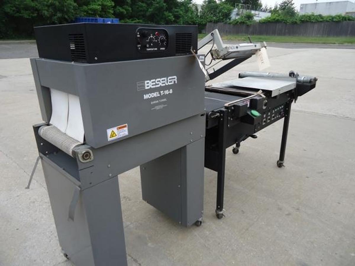 Used Beseler “L” Sealer With Shrink Tunnel, Portable