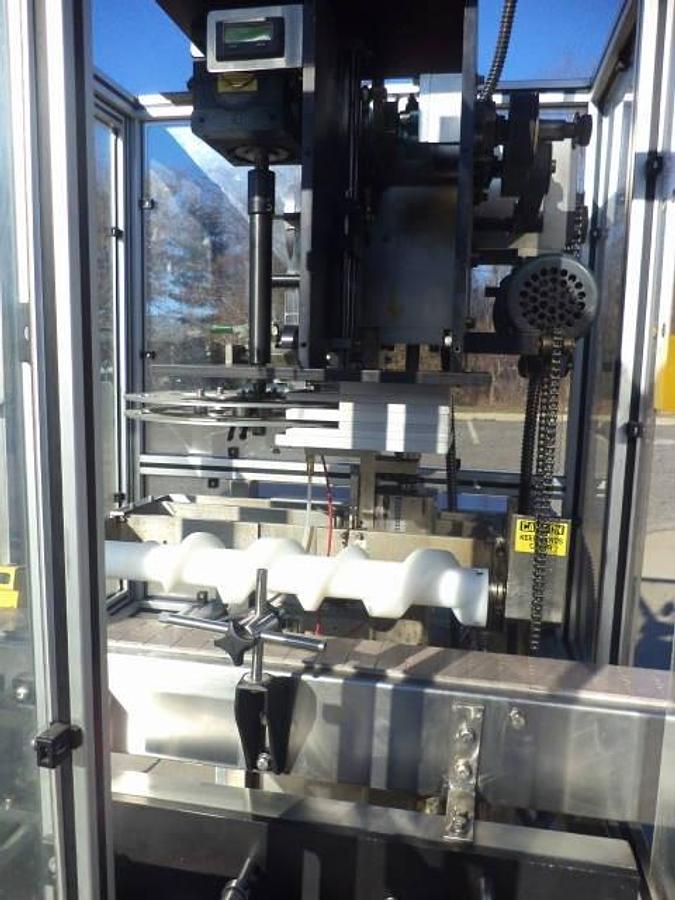 Used PDC 65-M Tamper Evident Neck Bander/Sleever, 200 pm