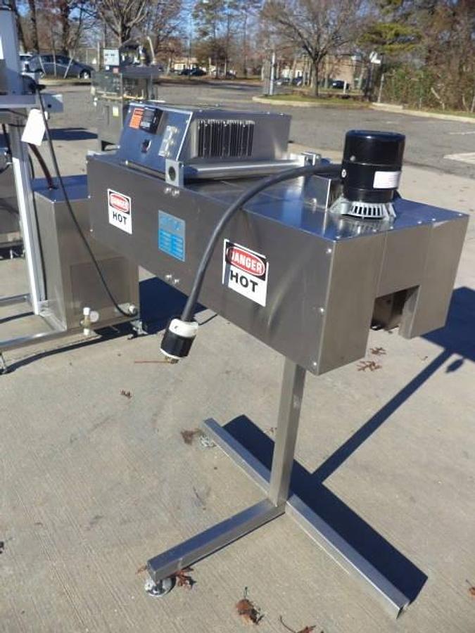 Used PDC KRC Shrink Tunnel For Neck Banders, Stainless Steel