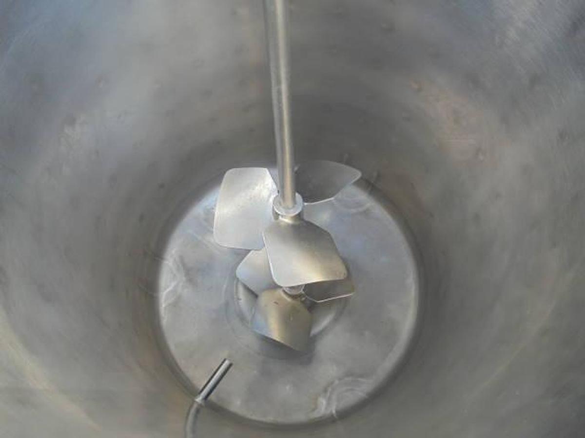 Used 15 Gallon SFI Stainless Steel Jacketed Mix kettle, 150 PSI Jacket