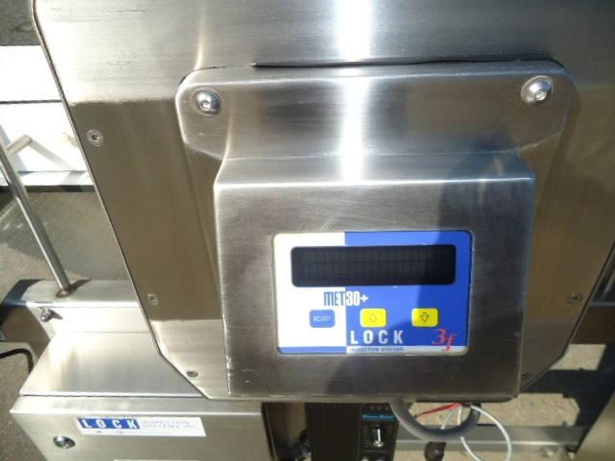 Used Loma/Lock Conveyorized Stainless Steel Metal Detector, 13.75 In. X 8.5 In.