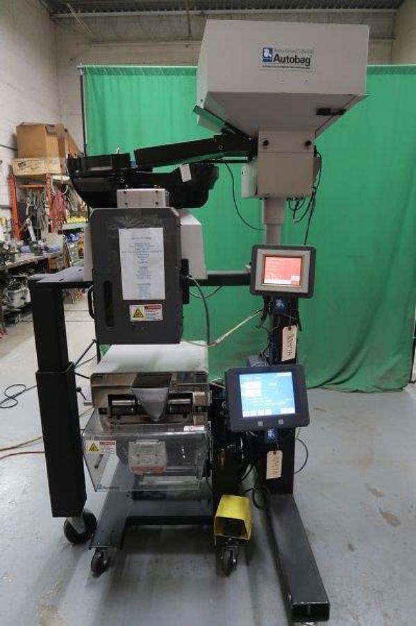 Used Autobag AB-180 Bagger, with Accu-Count Feeder