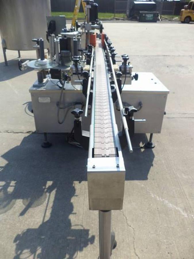 Used Tirelli “Delta 1” Automatic Pressure Sensitive Spot/Wraparound Labeler, with Coder