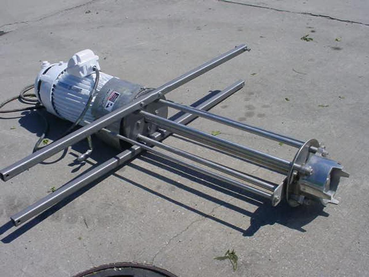 Used 15 Hp Explosion Proof Homogenizing Mixer