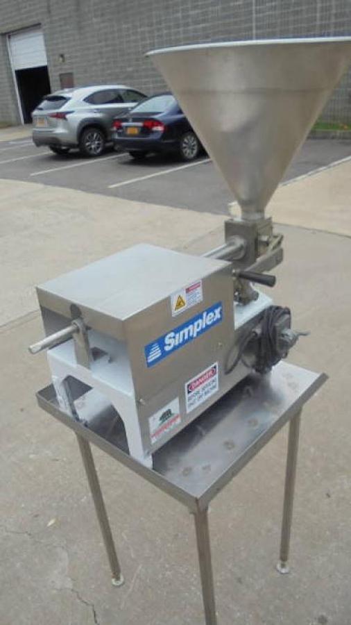 Used Simplex AS Single Piston Filling Machine, 110 Volt