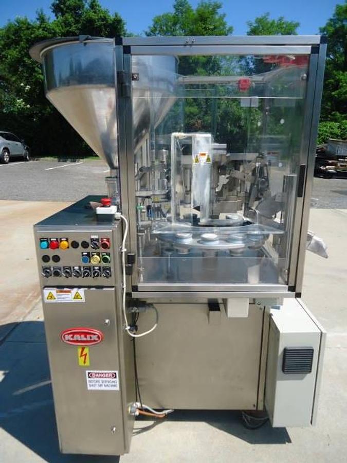 Used Kalix Kx-400 Tube Filler, Hot Air/Aluminum Tubes