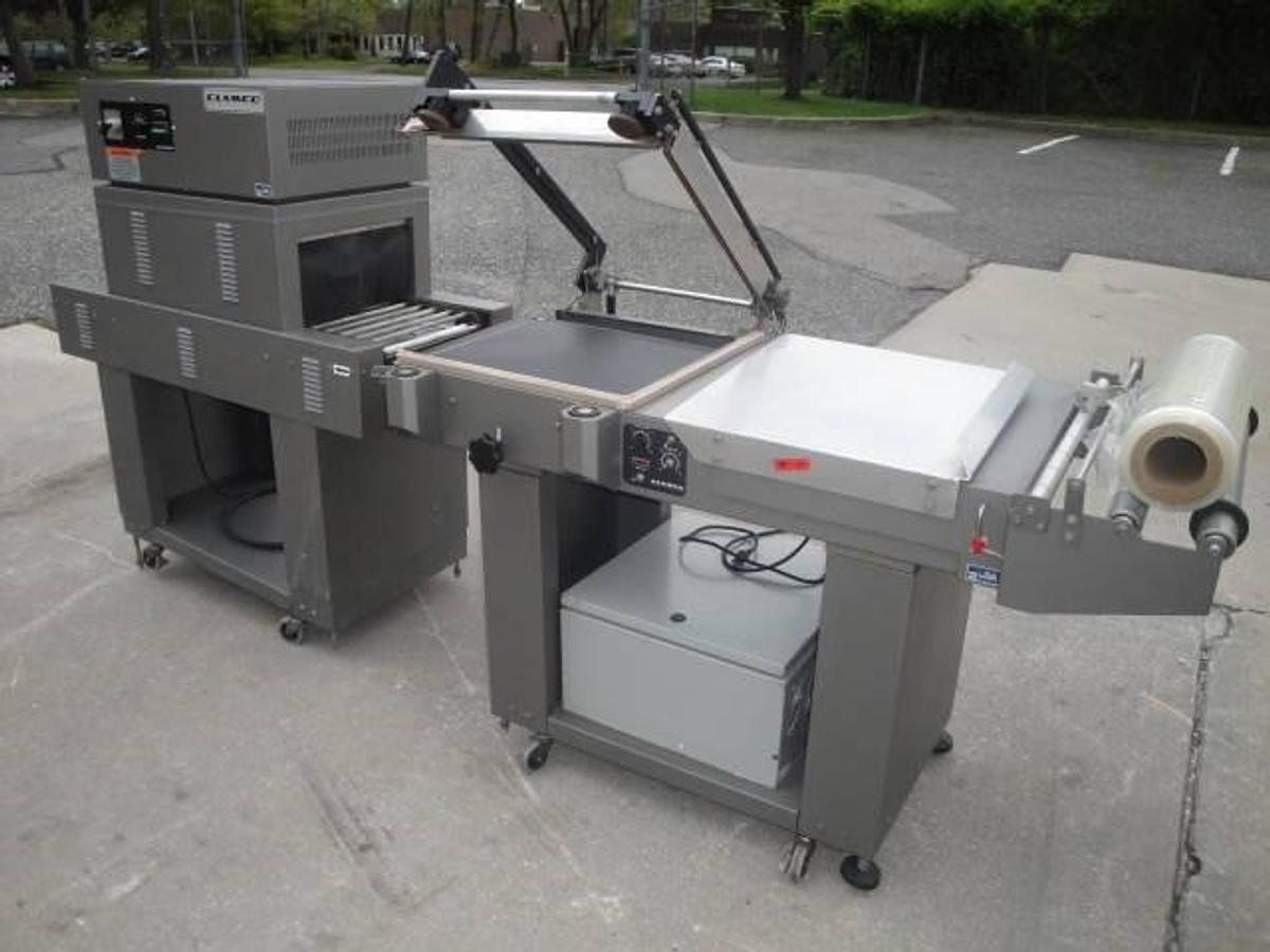 Used Clamco “L” Bar Sealer And Shrink Tunnel, Portable