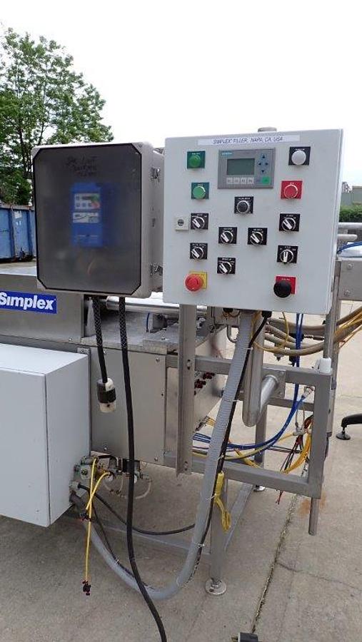 Used Simplex V-400 Four Piston Filling Machine, 32-Ounce Pistons