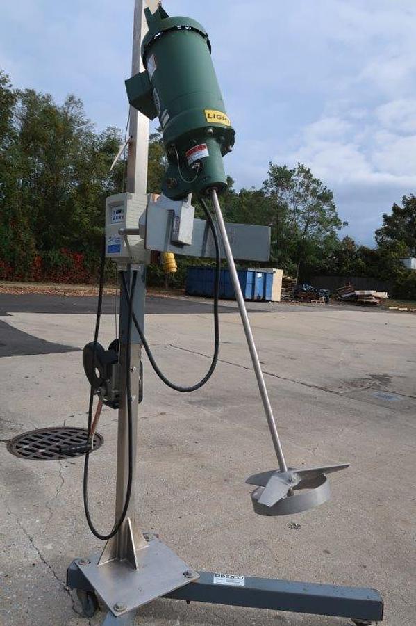 Used Lightnin Variable Speed Clamp-On Mixer, On Portable Stand